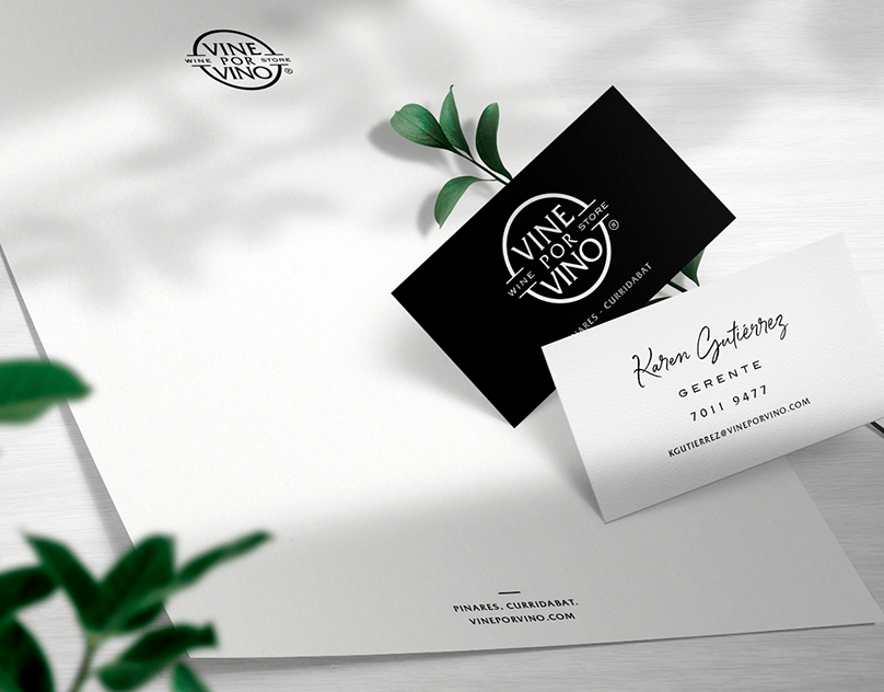 VINE POR VINO — Branding